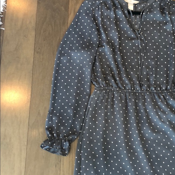 Long sleeve polka dot dress - Picture 3 of 5